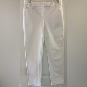 White House Black Market White Ankle Pants